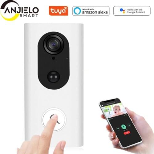 WiFi Wireless Tuya 960P HD Video Doorbell Camera Doorbell Smart Home Door Bell Camera Outdoor Two Way Audio Mini Video Intercom