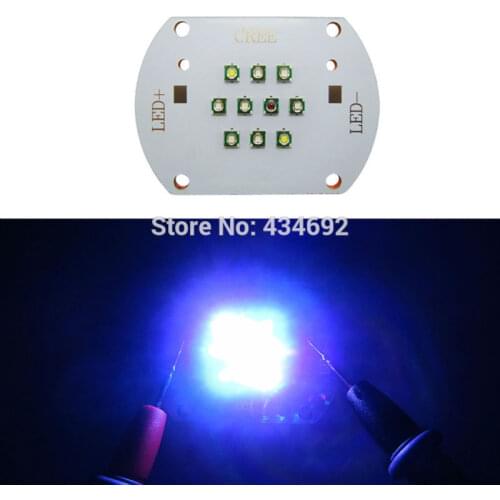 Cree XPE XP-E DIY Customize Fish Tank Led Lamp Light 455nm Royal Blue + 470nm Blue + Cool White 10000k + Green 530nm+ Red 620nm