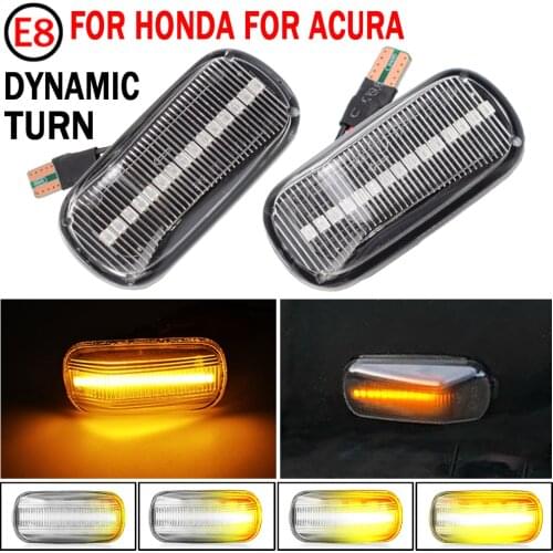LED Side Marker Lights Turn Signal lamp For Honda CRV Accord Civic City Fit Jazz Stream HRV S2000 Odyssey Integra Acura RSX NSX