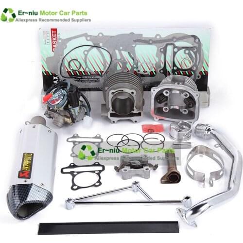 GY6 125cc 150cc upgrade to GY6 200cc add power at least 30% Racing Camshaft CDI Muffler Performance Exhaust ,Oil pump and Gear