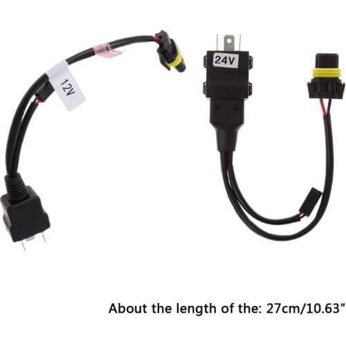 A5KD Relay Harness Control Cable For H4 Hi/Lo Bi-Xenon HID Bulbs Wiring Controller