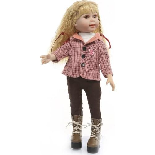 Leisure Set clothes for girl 18" girl doll BJD lol doll children Christmas gift DOLLMAI real vinyl baby doll reborn fashion DIY
