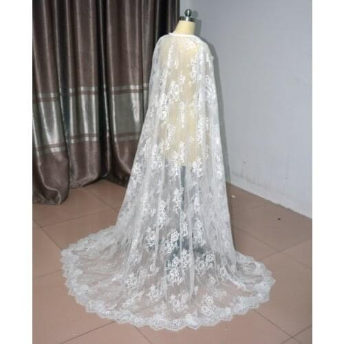 Lace cape wedding dress cloak bridal Wraps wedding accessories bolero women white cloaks