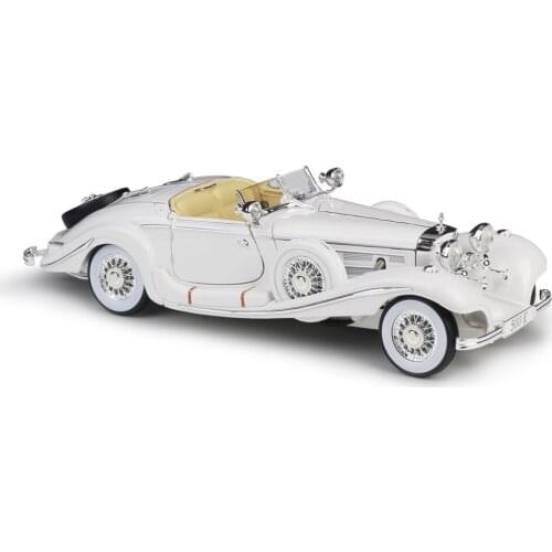 Maisto Diecast 1:18 M B 500K Vintage Car High Simulation Vehicle Alloy Model Car