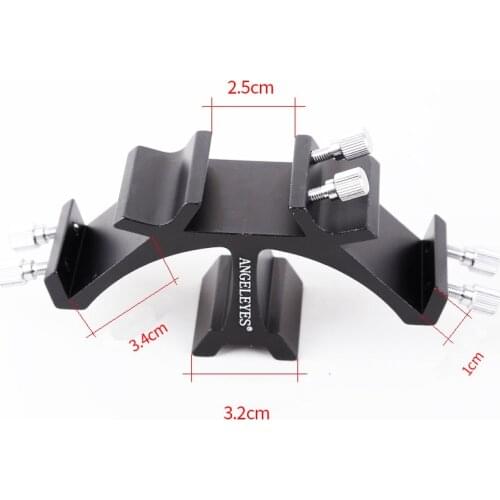MultiFunction Fixed Slot Deluxe Finderscope Dovetail Mounting Bracket Base Monocular Finder Scope (Vixen/SkyWatcher finder size)