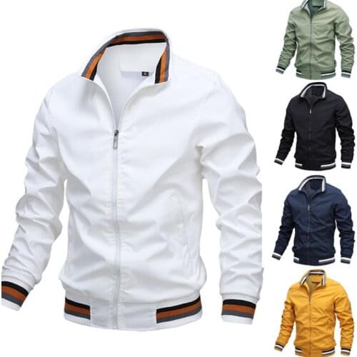 Mens Fashion Jackets & Coats Spring Autumn Mens Windbreaker Sports Jacket New Winter Warm Fleece Clothing Men Outerwear MY483