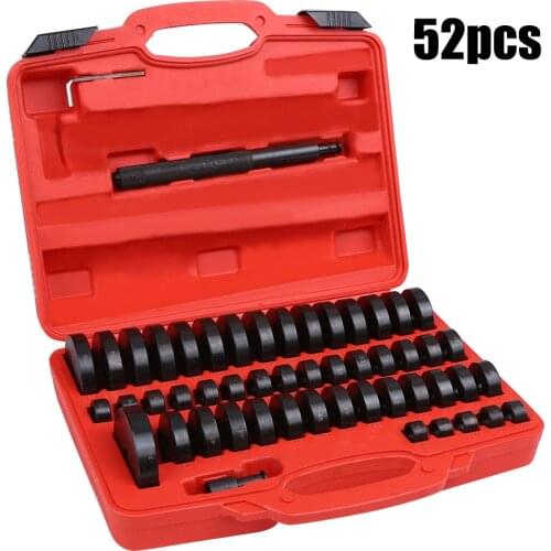 52pcs Custom Bush Front Wheel Bearing Seal Driver Set Discs Tools 18-65mm Car Repairing Set Bearing and seal Driver Kit
