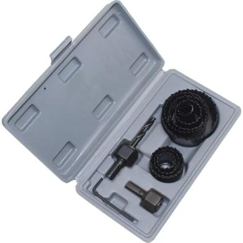 11Pcs Carbide Tip HSS Drill Bit Saw Set Metal Wood Drilling Hole Cut Tool 19/22/29/32/38/44/51/64mm