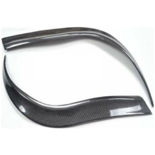 Carbon Fiber Headlight Bottom Eyelids Eyebrows for 2008-2011 Subaru Impreza WRX STi