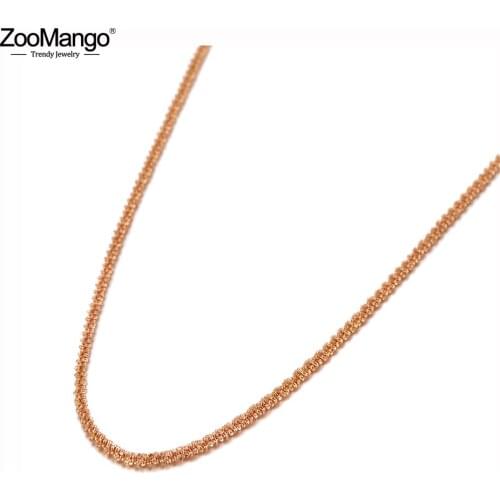 ZooMango Neo-Gothic Stainless Steel Charm Pendant Necklaces For Women Girls Bohemia Trendy Chain Link Choker Necklace ZN20063