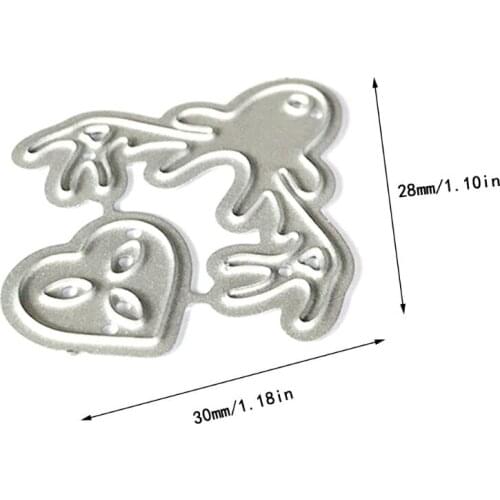 2021 New Deer Head Metal Cutting Dies Stencil Scrapbooking DIY Album Stamp Paper Emboss