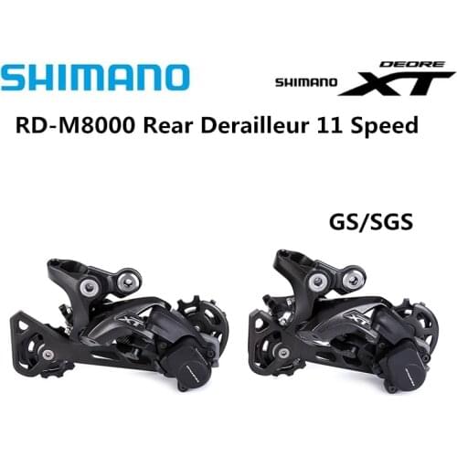 SHIMANO DEORE XT RD M8000 Rear Derailleurs Mountain Bike M8000 GS SGS MTB Derailleurs 11-Speed 22/33-Speed