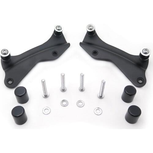 Aftermarket free shipping motorcycle parts 4-point Docking Hardware Kit w/ Cover For Harley Touring '14-'17 Gloss Black