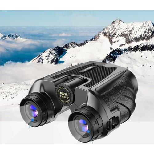 Professional 10 * 25 binoculars hot sale outdoor work non-slip binoculars new high-power low-light night vision binoculars