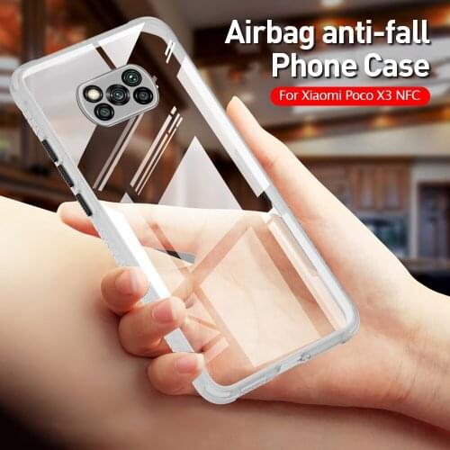 For Xiaomi Mi POCO X3 Pro Tire pattern transparent Soft Frame Phone Cases For Xiaomi Mi POCO X3 NFC Shockproof Protecive Cover