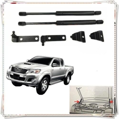 QDAEROHIVE car hood reuses the gas spring support rod Slow Down Shock Gas Strut for toyota Hilux vigo 2005-2014