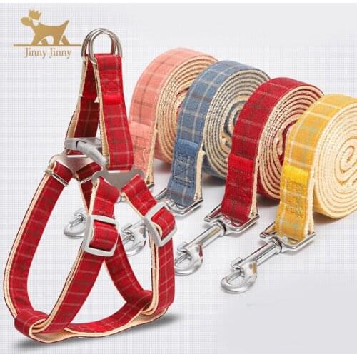 Soft Dog Harness and Leash Pet Puppy No Pull Harnesses Adjustable Comfort Fit for Pet Kitten Puppy Rabbit