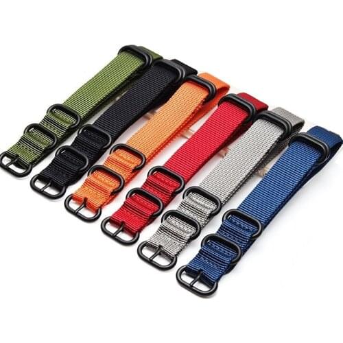 18mm 20mm 22mm 24mm Nylon NATO ZULU Strap Watchband High Quality Men Women Canvas Woven Band Military Sport Bracelet Accessories