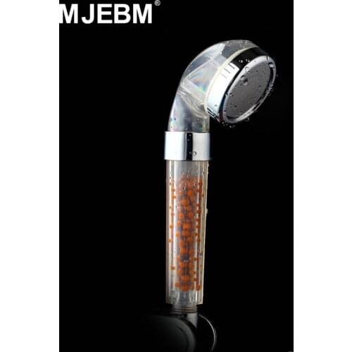 Handheld shower high pressure pressurized hydrotherapy sprayer rain shower anion filter SPA shower head water saving