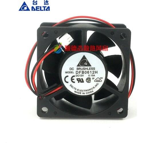 DFB0612H 6025 Cooling Fan 12V 6CM Silent Power Supply Fan 6cm 60x60x25mm