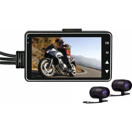 SE300 Motorcycle DVR Front+Rear Dash Camera Motorcycle Dash Cam Video Recorder Front Rear View Waterproof Motorcycle Camera
