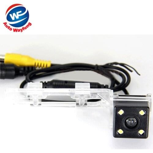 Factory sell Nightvision 4 LED CCD waterproof Car Rear View Reverse backup Camera rearview reversing for Geely Emgrand EC7 2012