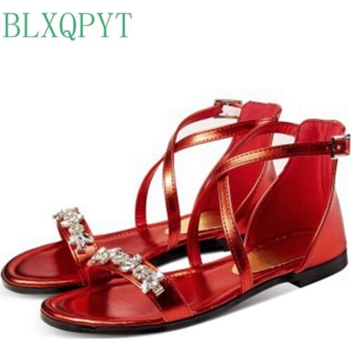 Sandalias Mujer Gladiator Sandals Women Plus Size 28-52 Shoes Women Sandals Sapato Feminino Summer Style Chaussure Femme HQ9-1