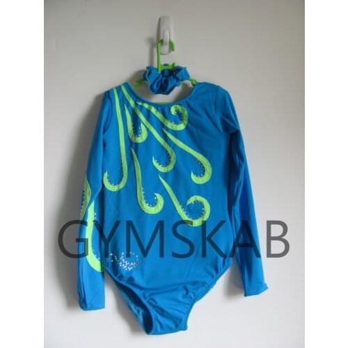 Gymnastics Rhythmic Leotard Womens Girls Customized Ballet Leotard Dress Gym Leotard 7056