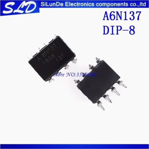 10pcs/lot A6N137 6N137 DIP-6 new and original In Stock