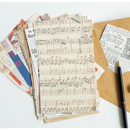 31pcs Time and Space Mark Series Background Material Paper Junk Journal Planner Scrapbooking Vintage Decorative DIY Craft Paper