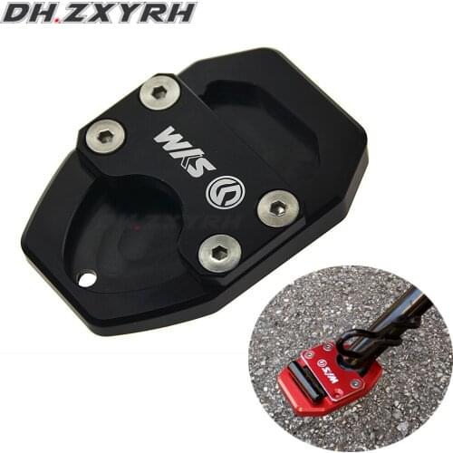 For SYM T2 CRUISYM300 GTS300i CNC aluminum Motorcycle stand Side plate to extend extension Kick Stand Accessories