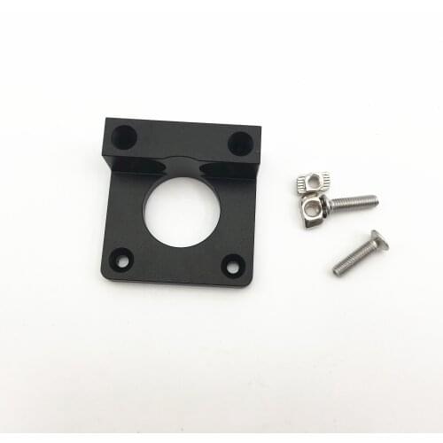 Funssor 1pcs black color aluminum Creality CR-10 Z Motor Bracket with screw nuts