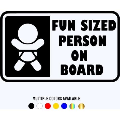 CK20876# Die-Cut Vinyl Decal Fun Sized Person on Board Car Sticker Waterproof Auto Decors on Bumper Window Laptop