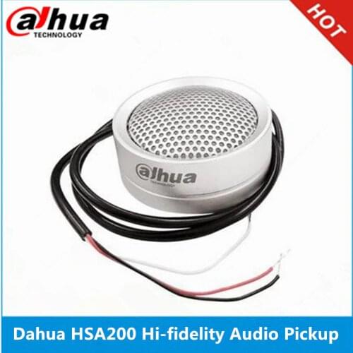 Dahua Audio Pickup DH-HSA200 Hi-fidelity Audio Pickup Microphone for Dahua & Hikvision Audio and Alarm Camera