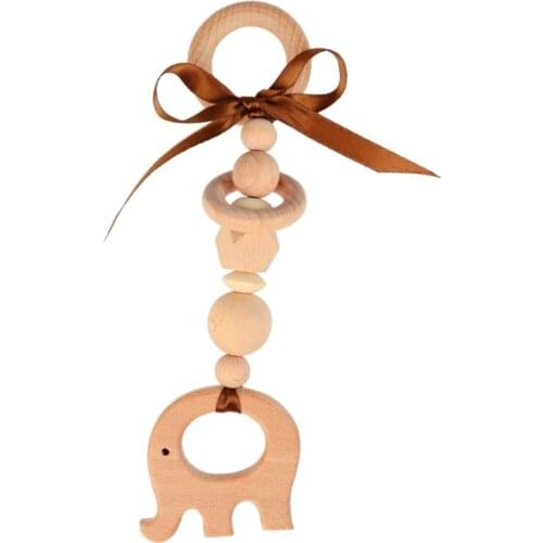 Baby Bed Hanging Toy Stroller Hanging Accessories Baby Room Decoration Eco-friendly Wooden Hanging Pleasant Toys