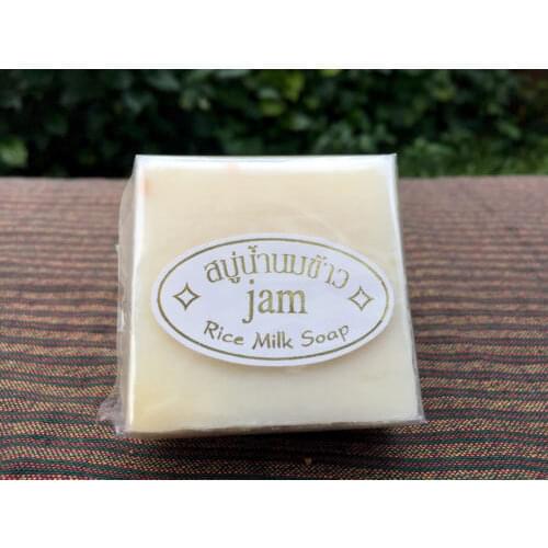 JAM - Thai Jasmine Rice Milk Soap Bar Collagen Whitening Skin Care Face & Body