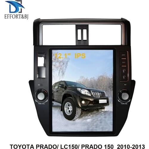 Tesla style Android 9.0 GPS Navigation For TOYOTA Prado/Land Cruiser 150/LC150 2010-2013 Car radio multimedia player Head Unit