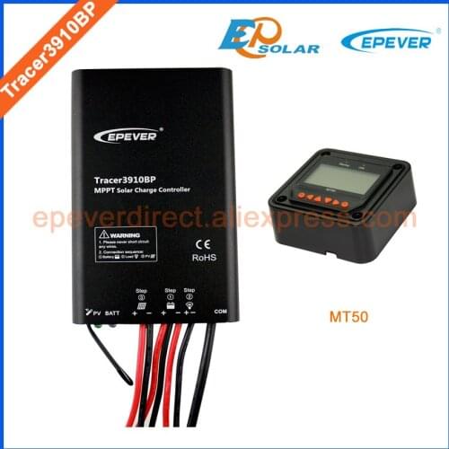 Charger controller MPPT EPEVER Solar Tracking regulator Tracer3910BP 15A 15amps MT50 remote Meter Controller waterproof IP67