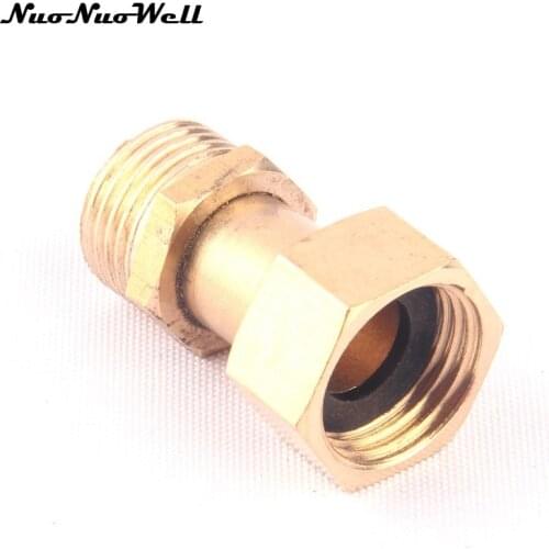 1pc Brass 1/2" Female to Male Thread Connector with Union Garden Irrigation Adapter Gas Pipe Straight Connector Metal Union