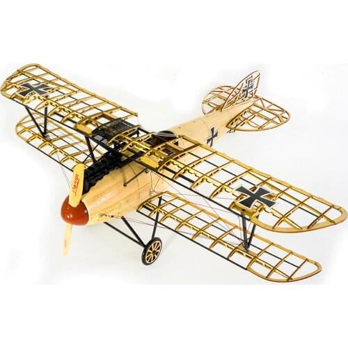 VS02 1/15 Wooden Static Airplane Model Display Replica 500mm Albatross Kit Craft Wood Furnishing Gift for Children Adults
