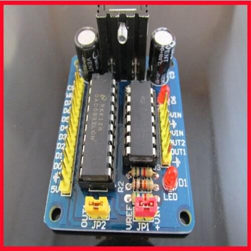 DAC0832 module digital-to-analog conversion waveform generator unipolar bipolar output can send data