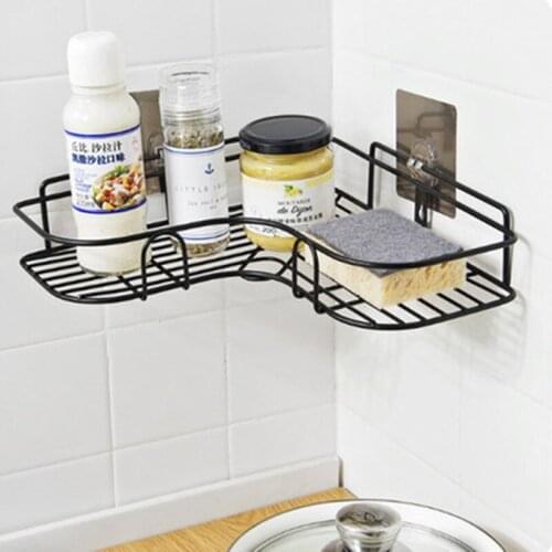 Dlyldqh Brand Home Wall-mounted Shelves Easy To Install Self-adhesive Bathroom Shelf Multifunctional Bathroom Storage Rack