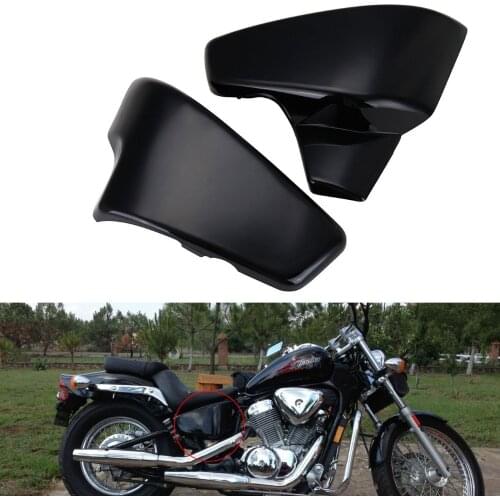 UNDEFINED ABS Plastic Black Battery Side Cover For Honda VT 600 Shadow VLX Deluxe Steed 400 600 400VLS VLX 600 1999-2008