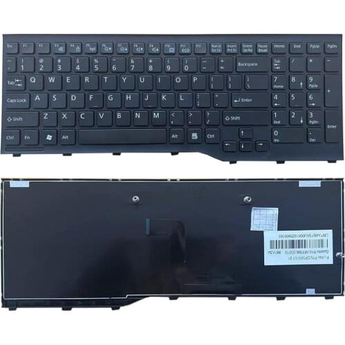 New US Keyboard FOR Fujitsu Lifebook AH552 CP581751-01 CP611954-01 UI laptop keyboard BLACK