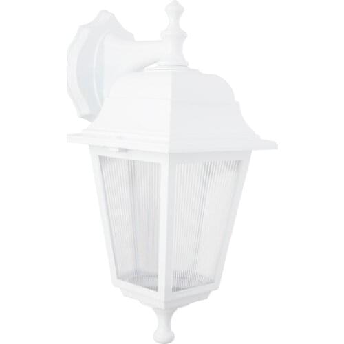 New Modern Optical Square Reverse Applique White sconce