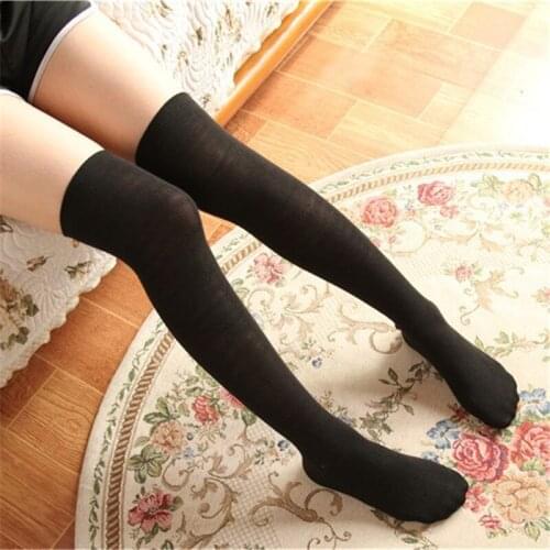 New Fashion Sexy Womens Socks Thigh High Tube Knee-high Womens Socks Winter Warm Sexy Stockings