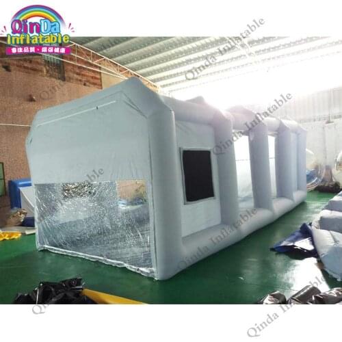 Outdoor Commercial Inflatable Car Spray Paint Booth 7x4x2.5m Inflatable Spray Paint Tent For Car