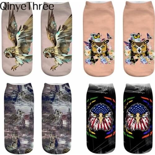 QinyeThree Men's Short Socks