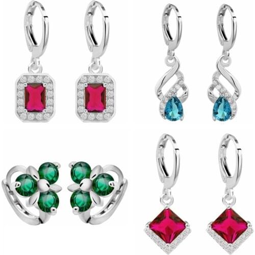 Various Earring Gold Filled Circle Hoop Earrings for Women Gift AAA CZ Crystal Earings Fashion Accessories Earring