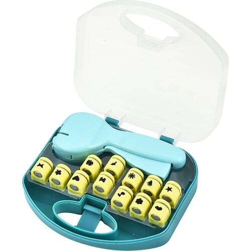 Embossing Punch Machin Interchangeable Hand-Held Flower Punch Embossing Punch Machine Childrens Educational Embossing Beautiful